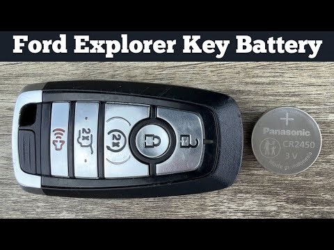 2018 - 2026 FORD EXPLORER Key Fob Battery Replacement - How To Change Replace Remote Batteries DIY