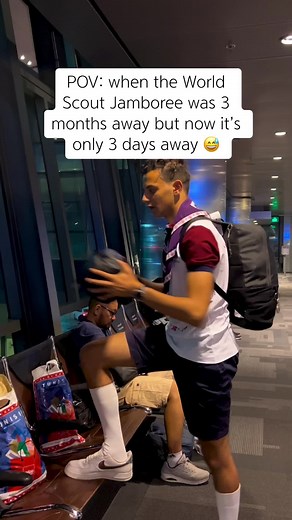 Counting down the months to counting down the days 😭 see you in 3 days 🥳🇰🇷 #scout #scoutjamboree #wsj #scouts #scouting