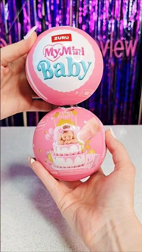 🎂#asmr Unboxing My Mini Baby Birthday Series 1 💕