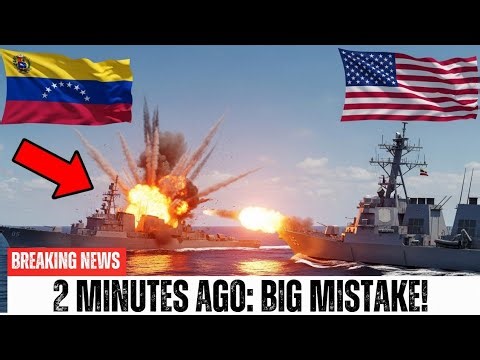 BREAKING: US Navy DESTROYS Venezuelan Warship After Deadly Clash at Sea!