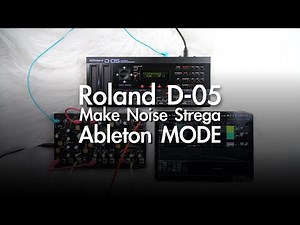 Roland D-05, Make Noise Strega & Ableton Mode | Ambient Drone