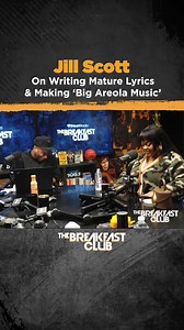 A line in Miss Jill Scott’s song “Don’t Play” has people going crazy over her lyric about “Squeeze My Meat” 🤣. Is she missing something? Tap into the full interview on @netflix now! | Breakfast Club