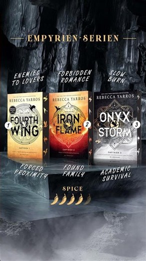 Fourth Wing-serien: Drager, romantasy og drama
