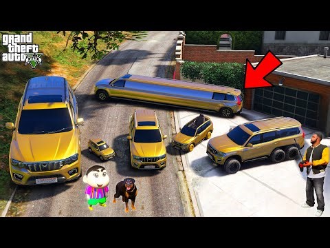 Franklin & Shinchan Stealing Golden Scorpion Car in Gta 5 | Gta 5 Gameplay