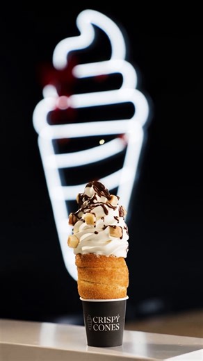 Creamy, cozy, and straight up holiday magic 🥛✨ Our eggnog ice cream is rich, spiced, and tastes like Christmas in every bite! 🤤 Some of our stores are open today and some are taking the day off, so be sure to check your local location before heading in!🎄 All Crispy Cones locations will be closed on Christmas so our teams can celebrate, so if eggnog is calling your name hurry in before it’s too late! 🖤🍦 | Crispý Cones