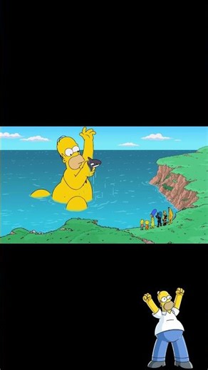 GIANT HOMER WALKS THE ISLAND!#thesimpsons #simpsons #viral #fyp