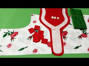 Beautiful Neck design For Printed kurti cutting and stitching || New Neck Design 2020