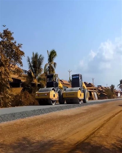 5.1K views · 37 reactions | Extreme Power at Work – Road Construction by Skilled Operators! | Chocolate | Facebook