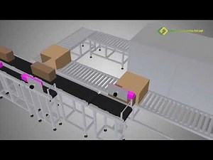 Carton Box Packaging Line | 3D Animation