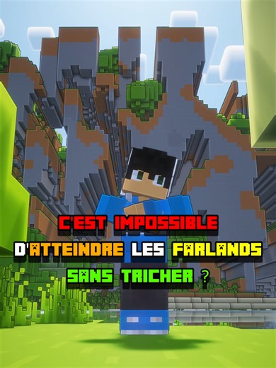 ATTEINDRE les FARLANDS à PIED sur MINECRAFT (Inspiré de l'incroyable aventure