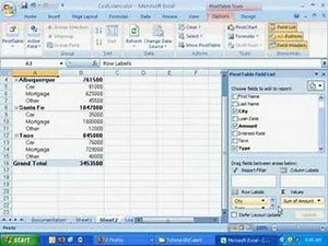 Excel 2007 Pivot Table