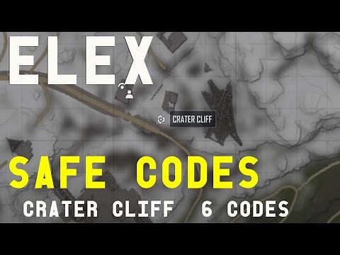 Elex 2 Crater Cliff Safe Codes (All 6 Codes) And Grinder Legendary Weapon Location!