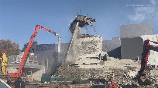 Crews reach significant milestone in demolition of Seattle's Memorial Stadium