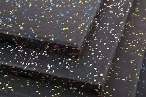 [Hot Item] Shock Absorbing Noise Reduction Rubber Flooring Mat Crossfit Rubber Gym Flooring