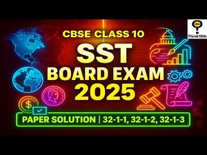 Social Science Board Exam 2025 Paper Solution | Region 1 | Code: 32-1-1, 32-1-2, 32-1-3 | Class 10