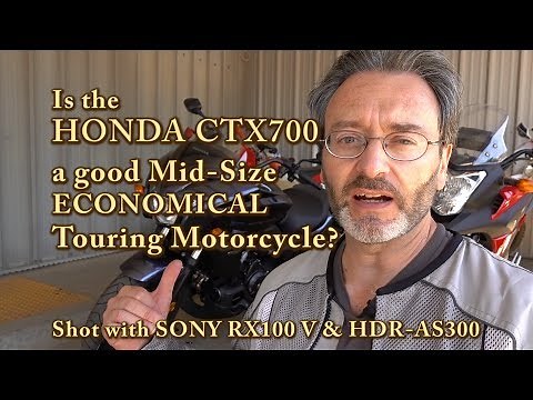HONDA CTX Review: a Good Mid-Size, Economical Touring Motorcycle? Shot w. SONY RX100 V & AS300