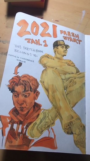 Creative Art Sketchbook for 2021 by Matthew Sorgie