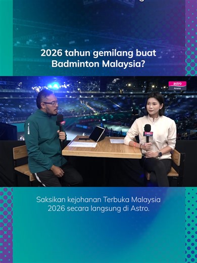 Perjalanan skuad badminton Malaysia tidak terhenti disini, pelbagai kejohanan bakal dipertandingkan di tahun 2026. Jangan berhenti menyokong perjalanan skuad badminton negara di kejohanan akan datang! 🇲🇾 #MalaysiaOpen2026