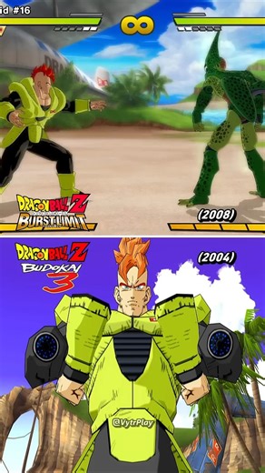 Android 16 Hell Flash 🔥 Budokai 3 vs Burst Limit