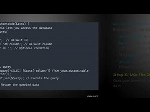 Integrate Custom Database Tables with Elementor in WordPress