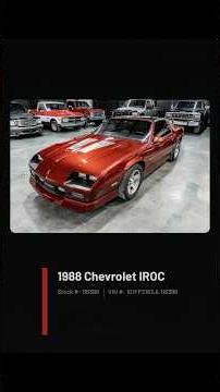1988 Chevy Iroc