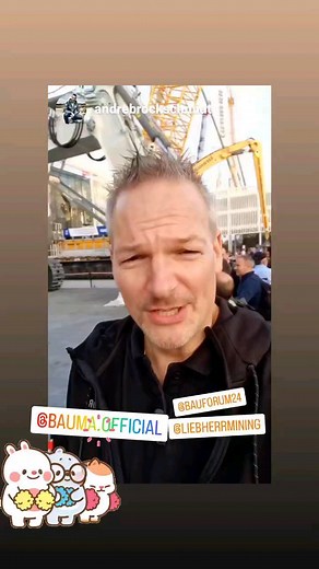 André goes bauma 2022 💪 #bauma #andrebrockschmidt #münchen #bauforum24 @andrebrockschmidt | Bauforum24