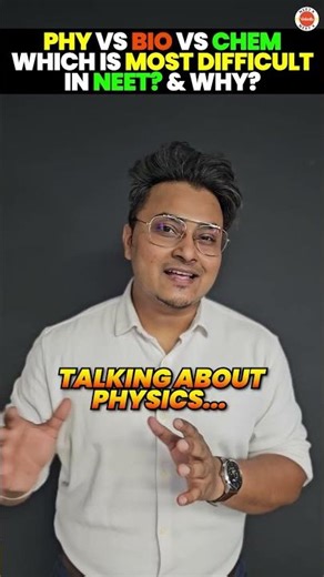 Physics vs Biology vs Chemistry! Which is Most Difficult in NEET? & Why? #neet2026 #neet2024 #neet