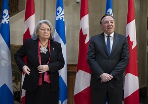 Governor General gets lukewarm reception in Quebec