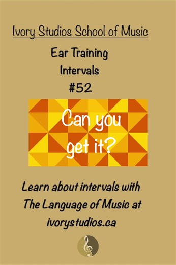 Interval Ear Test Listen to the two notes. Can you identify the interval before the reveal? Train your ear one step at a time. More music theory and ear training at ivorystudios.ca