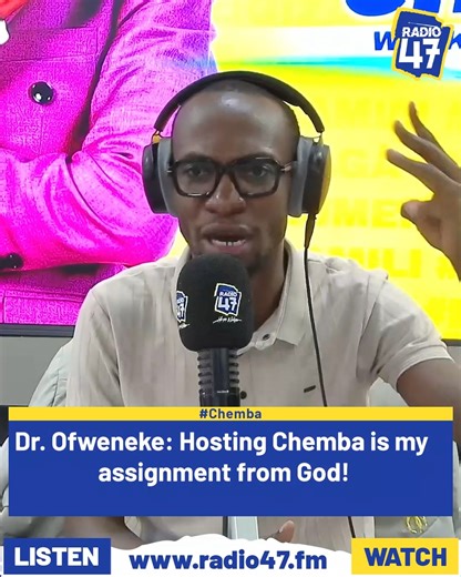 Dr. Ofweneke opens up on how God revealed to him that hosting Chemba is his destined assignment. "You are benefitting from my failures, that's why huwa sisomi 'Wisdom' mahali,"he partly says as he narrates the revelation. #Chemba #HapaNdipo The REAL Dr.Ofweneke. | Radio 47