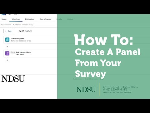 How To Create A Panel From Your Survey