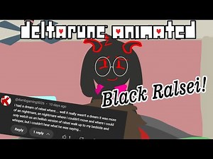 Black Ralsei come to your bedroom! [Deltarune Request Animated]
