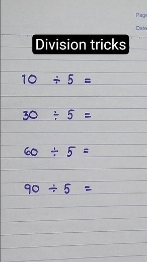 Division tricks#mathematics #education