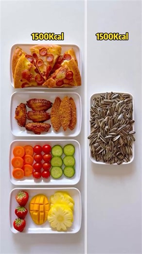 Same calories. Totally different plates.Which one would actually keep you full?