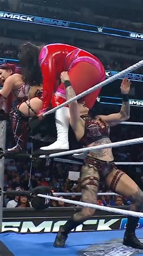 Masami Odate on Instagram: "Things got out of hand in the WWE Women’s Tag Team Title Match 😬🫣 #SmackDown"