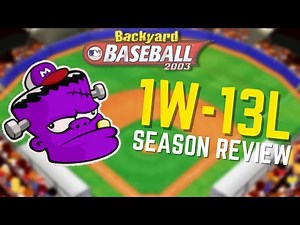 Reviewing the "Worst Season Ever" | Backyard Baseball 2003 Worst Team Season Playthrough