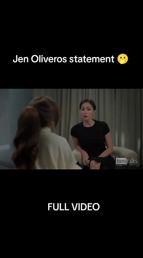 Jen Oliveros statement full video: Toni Talks reaction explained