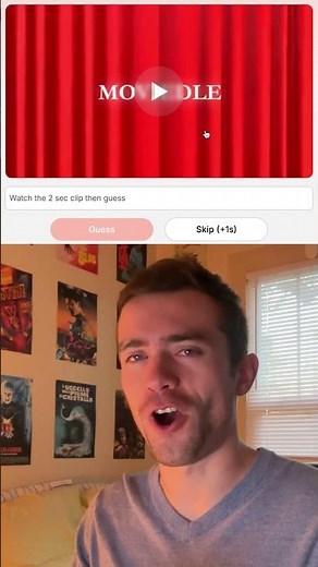 Can You Guess the Movie from 1 Second? (Moviedle #12)
