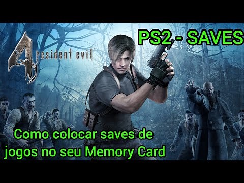 Como Colocar Saves de PS2 no Memory Card + Save Game Completo (Resident Evil 4 - 2005)