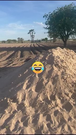 Exploring Rural Farming: Freshly Turned Soil Mound