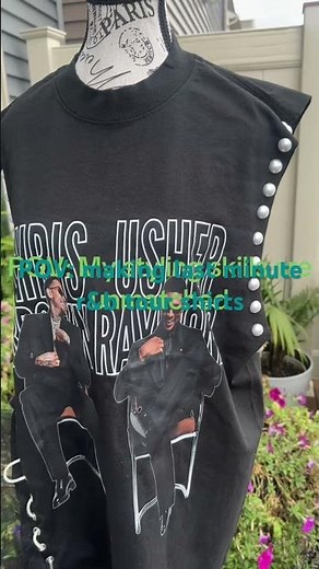 DIY Chris brown and usher shirts #viral #r&btour#chrisbrown #usher #diyshirts #upcycling #dmv #dc