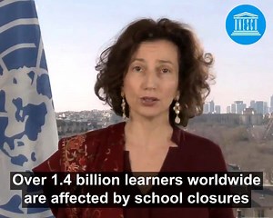 32K views · 1K reactions | Coronavirus is disrupting education worldwide. We cannot let that happen! Today we launch the Global Education Coalition for COVID-19 Response, bringing together international organizations, civil society & private sector partners to ensure #LearningNeverStops. Find out more here: https://on.unesco.org/3doUxO6 #COVID19 #Coronavirus #ShareEducation | UNESCO | Facebook