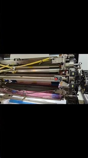 What is 6color CI machine with high registration accuracy and high speed like in customer's factory?