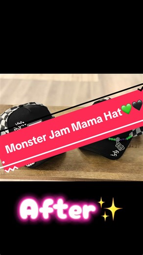 DIY Monster Jam Mama Hat Tutorial