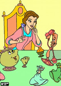 belle the princ coloring page, printable belle the princ