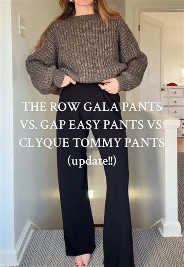 Case closed!! #therow #comparison #dupe #tryonhaul #haultok | #pant