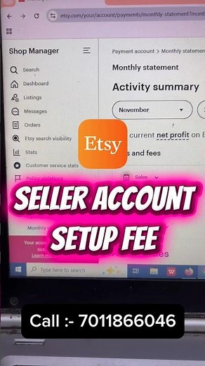 Etsy Seller Account Setup Fees Explained | New Seller Guide