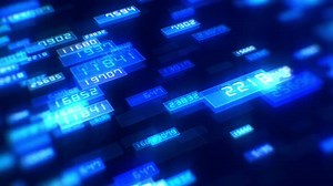 Digital Number Background