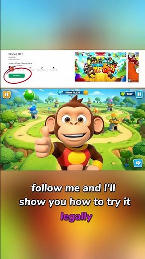 Get Bloons TD 6 For FREE Legally #bloonstd6 #freegames