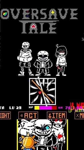 【Undertale】hardmode fdy badTime trioクリア#サンズ #sans #バットタイムトリオ#fdy#アンダーテール #undertale #フォートナイト